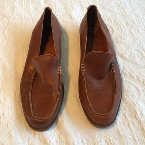 Eddie Bauer Leather Brown Driving slip On Shoes